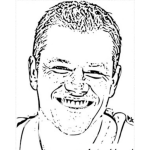 Dibujo para colorear Matt Damon coloring page