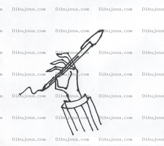 Dibujo para colorear Dibujo De Lapicero Bic Para Pintar Y Colorear