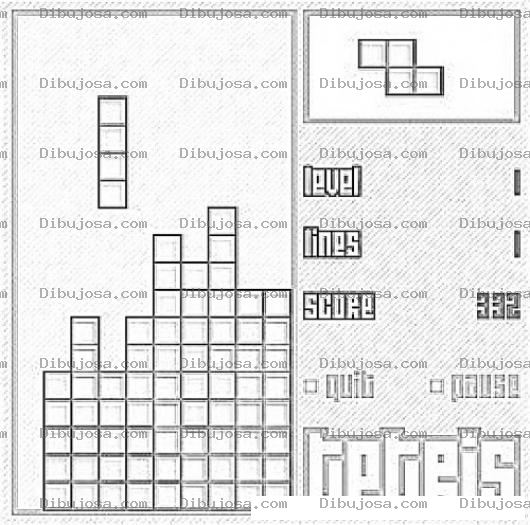 Dibujo para colorear Tetris Para Windows Dibujo De Tetris Descargable Gratis En Www.brookstetris.com.net.gt
