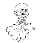 Dibujo para colorear Pedo Sonoro Para Pintar Y Colorear Ventoso Con Fuerza