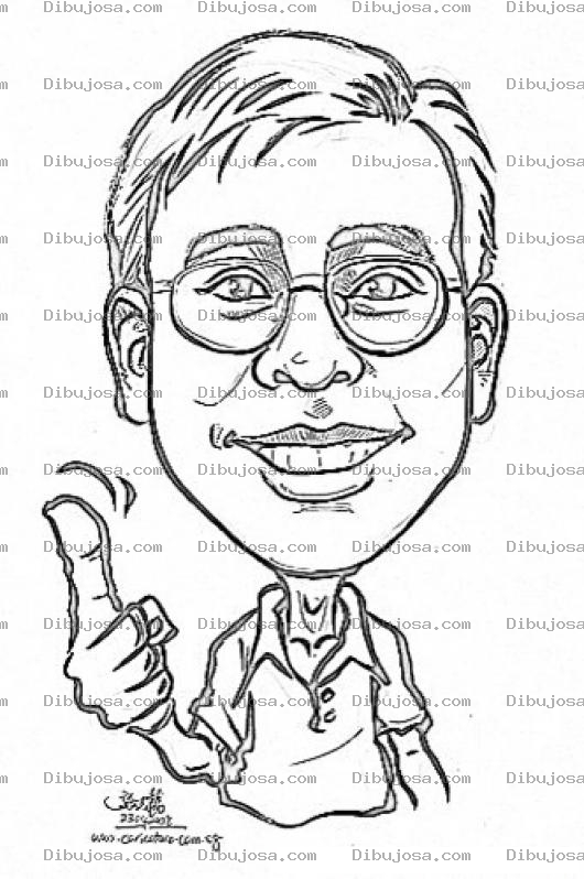 Dibujo para colorear Ya Vas A Ver Dibujo De Hombre Amenazando Con El Dedo Indice Para Pintar Y Colorear Amenaza Con El Dedo