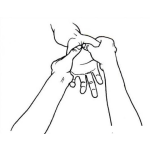 Dibujo para colorear Como Hacer Un Masaje En La Palma De La Mano Para Colorear