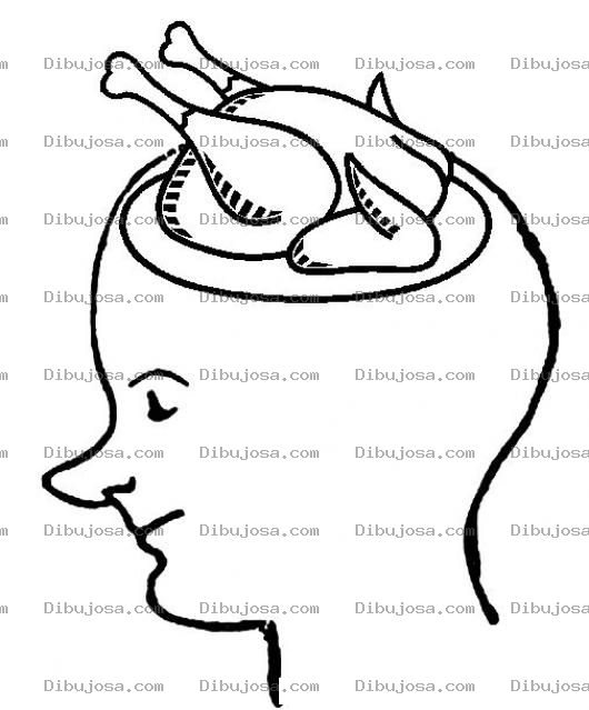 Dibujo para colorear Polo En La Cabeza Para Colorear