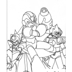 Dibujo para colorear Colorear Megaman