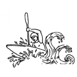 Dibujo para colorear Dibujo De Hombre En Kayak Para Pintar Y Colorear Cayak Kayac
