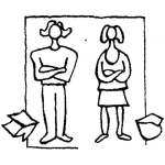 Dibujo para colorear Los Hombres Son De Venus Y Las Mujeres Son De Marte Para Pintar Y Colorear