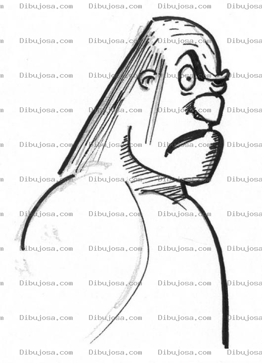 Dibujo para colorear Cara De Boxedor Para Colorear