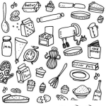 Dibujo para colorear Elementos De Cocina Para Colorear