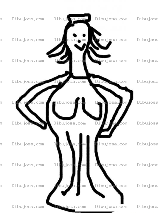 Dibujo para colorear Curpo De Cocacola Para Colorear Mujer Con Cuerpo De Embase De Coca Cola Para Pintar