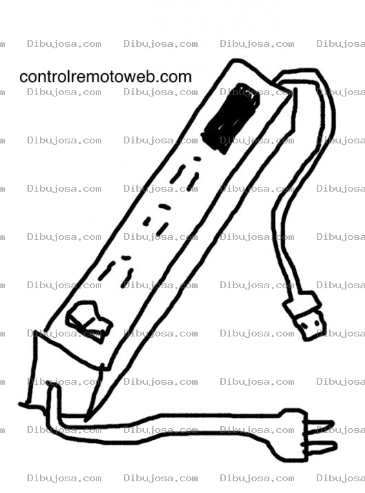 Dibujo para colorear Regleta Electrica USB De Controlremotoweb.com Para Automatizar Y Controlar Por Internet Hasta 3 Aparatos Electricos Por Domotica Y Automatizacion De Casa Inteligentes Para Colorear