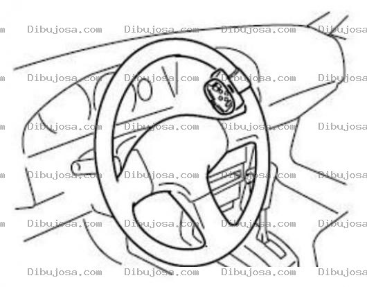 Dibujo para colorear Timon De Carro Con Control De Radio Para Pintar Y Colorear