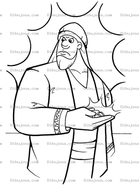 Dibujo para colorear Dibujo Del Siervo Malo De La Parabola De Los Talentos Para Pintar Y Colorear
