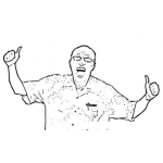 Dibujo para colorear Dibujo Del Director De Sabro.net Para Pintar Y Colorear