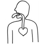 Dibujo para colorear De Las Bondades Del Corazon Habla La Boca Para Pintar Y Colorear