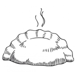 Dibujo para colorear Empanada De Pino Chilena Para Pintar Y Colorear