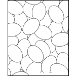 Dibujo para colorear Muchos Huevos Dibujo De Huevos Para Pintar Y Clorear Bastantes Huevos