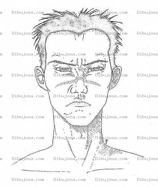 Dibujo para colorear Chino Enojado Dibujo De Chinito Bravo Para Pintar Y Colorear