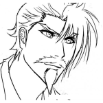 Dibujo para colorear Barbita De Chivo Para Pintar Y Colorear Chino Con Barba De Don Quijote Para Pintar Y Colorear