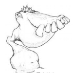 Dibujo para colorear Colorear Dinosaurio Dientudo