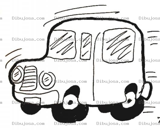 Dibujo para colorear Carro Viejo Veloz Para Pintar Y Colorear