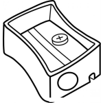 Dibujo para colorear Dibujo De Un Saca Putas Para Pintar Y Colorear Sacapuntas Afilador De Lapices