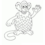 Dibujo para colorear Sabu Mafu Dibujo De Zoboomafu Para Pintar Y Colorear Perezoso