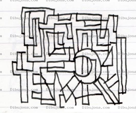 Dibujo para colorear Dibujo Abstracto Para Pintar Y Colorear