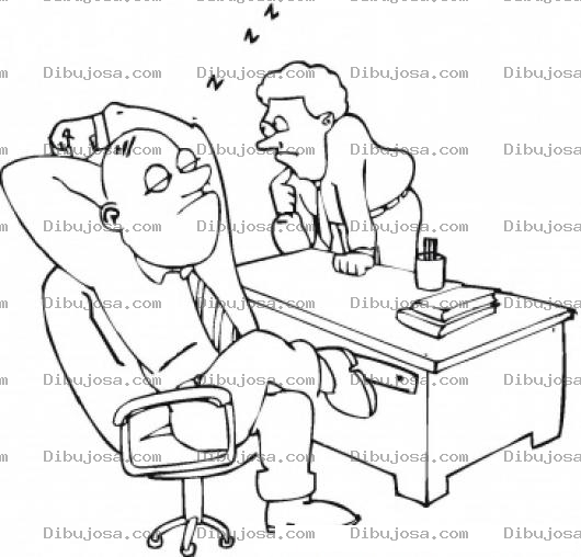 Dibujo para colorear Dormir Con Ojos Abiertos Dibujo De Jefe Durmiendo Con Los Ojos Abiertos Para Pintar Y Colorear