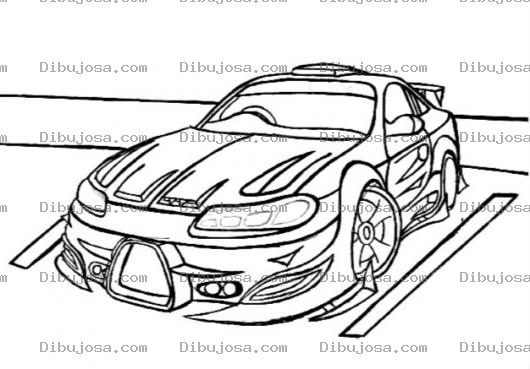 Dibujo para colorear Rapidoyfurioso Dibujo De Un Toyota Supra Trd Toyota Racing Development Para Pintar Y Colorear Carraso Deportivo Color Rojo Flamante