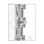 Dibujo para colorear Palacio Nacional De La Cultura De Guatemala Para Colorear