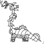 Dibujo para colorear Colorear Robot Dragon Dibujo De Robotdragon Dragonrobot Para Pintar Y Colorear Dragon Mecanico