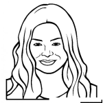 Dibujo para colorear Mirandacosgrove Dibujo De Miranda Cosgrove Para Pintar Y Colorear