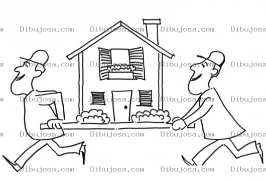 Dibujo para colorear Colorear Casa Enferma
