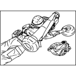 Dibujo para colorear Baston Chino Dibujo D Eun Soldado Con Un Baston Chino Lanza Cohetes Para Pintar Y Colorear