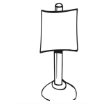Dibujo para colorear Dibujo De Un Rotulo En Blanco Para Pintar Y Colorear