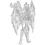 Dibujo para colorear Dibujo De Sorceres Amiga De Heman Para Pintar Y Colorear A Sorseres Sorseress Sorceress Zorseres Zorzerez