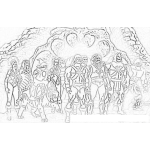 Dibujo para colorear Heman Y Los Amos Del Universo Para Pintar Y Colorear