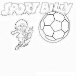 Dibujo para colorear Dibujo De Sport Billy Para Pintar Y Colorear
