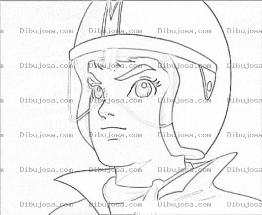 Dibujo para colorear Dibujo De Meteoro El Corredor De Autos Para Pintar Y Colorear