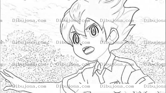 Dibujo para colorear Dibujo De Nino Futbolist Para Pintar Y Colorear
