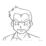 Dibujo para colorear Dibujo De Profesor Enojado Para Pintar Y Colorear A Un Maestro Bravo Y Furioso