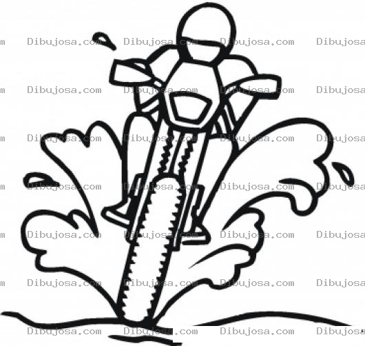 Dibujo para colorear Colorear Moto