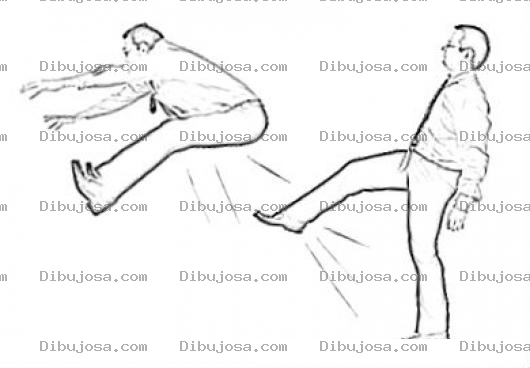 Dibujo para colorear Patadaeneltrasero Dibujo D Eun Despido Injustificado Para Pintar Y Colorear Jefe Despidiendo A Un Empleado Con Una Patada En Las Pompas