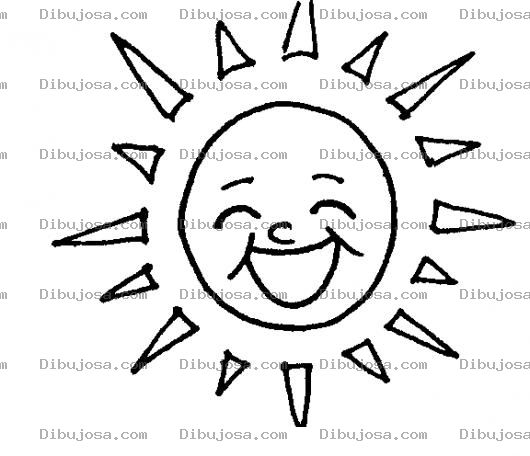 Dibujo para colorear Sol De Teletubis Para Pintar Y Colorear Sol Sonriente