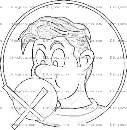 Dibujo para colorear Prohibido Masticar Chicle Dibujo De Un Carte Donde Se Phohibe Mascar Chicles Para Pintar Y Colorear Rotulo De No Se Permiten Chicles