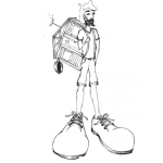 Dibujo para colorear Ciudadanodelmundo Dibujo De Un Mochilero Sin Domicilio Fijo Pues Su Casa Es Su Mochila Para Pintar Y Colorear Mochilacasa Casamochila