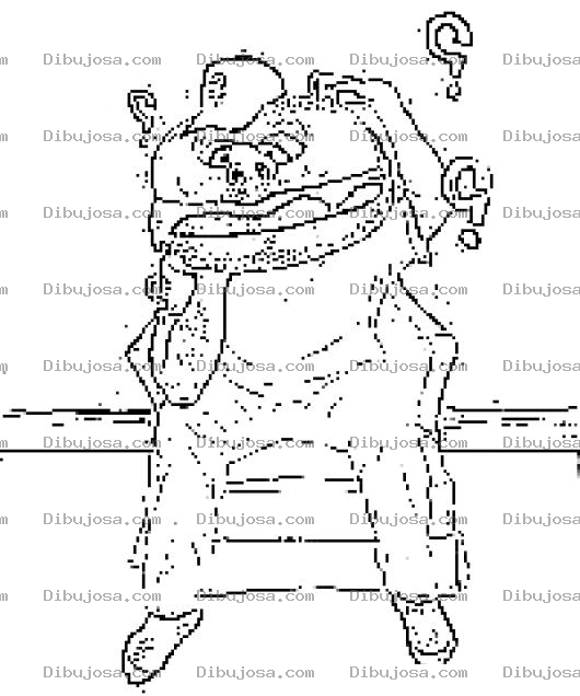 Dibujo para colorear Caradehamburguesa Dibujo De Un Hombre Cara De Hamburguesa Para Pintar Y Colorear Hombrehamburguesa Hamburguesaman
