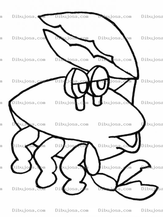 Dibujo para colorear Cangrejo Tenazudo Dibujo De Cangrejo Con Tenza Grande Y Tenaza Chiquita Para Pintar Y Colorear Tenazas De Cangrejo