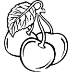 Dibujo para colorear Colorear Ciruelas