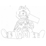 Dibujo para colorear Muneco De Trapo Para Colorear